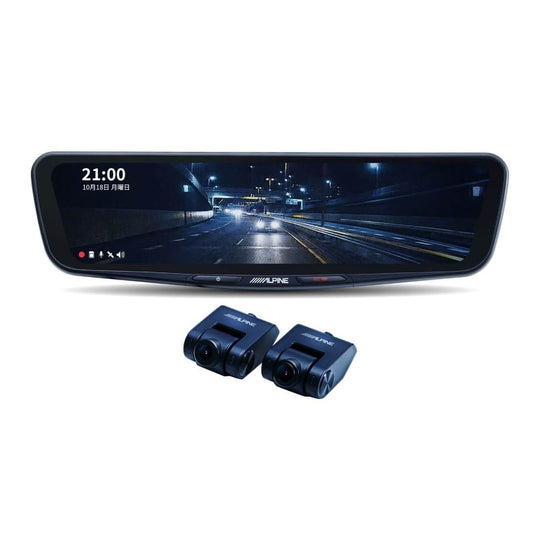ALPINE 12" Digital Mirror w/ Dashcam OEM Swap + Rear Cam — Kit Sold Separately - WAFUU JAPAN
