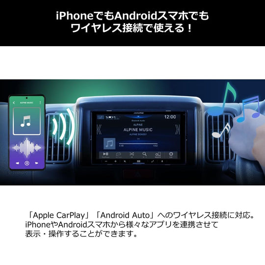 Alpine 6 8 - inch Display Audio DA7 - WL - WAFUU JAPAN