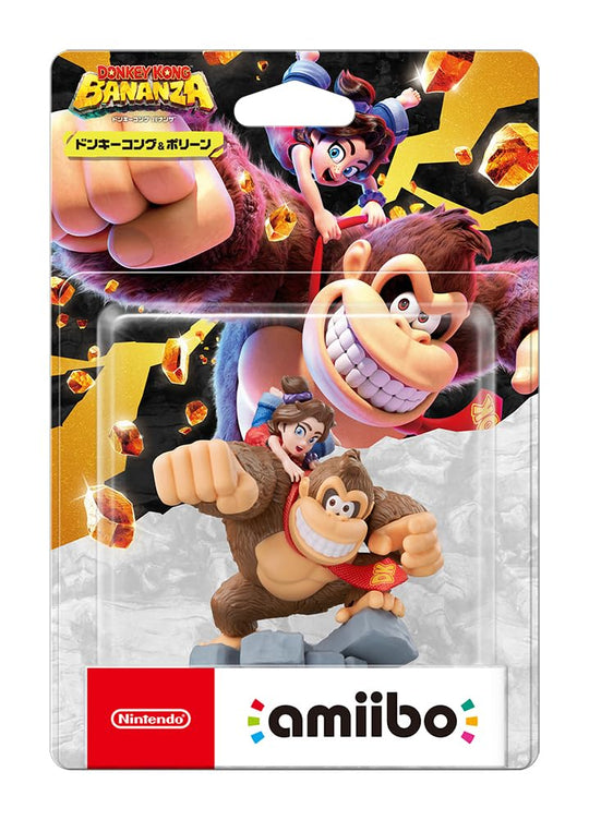 Amiibo Donkey Kong and Pauline Figure Donkey Kong Series Collectible Toy - WAFUU JAPAN