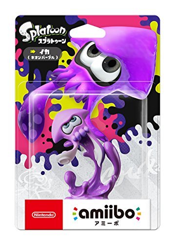 amiibo Squid Neon Purple Splatoon Series - WAFUU JAPAN