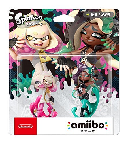 amiibo Tentacles (Off the Hook) Set Hime (Pearl) Iida (Marina) Splatoon Series - WAFUU JAPAN