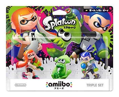 amiibo Triple Set Girl / Ika / Boy Splatoon Series – WAFUU JAPAN