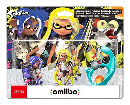 amiibo Triple Set Inkling [Yellow] / Octoling [Blue] / Kojakke] Splatoon series - WAFUU JAPAN