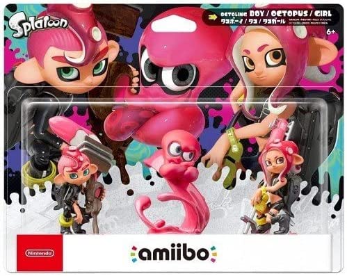 amiibo Triple Set [Octopus Girl / Octopus / Octopus Boy] (Splatoon Series) - WAFUU JAPAN