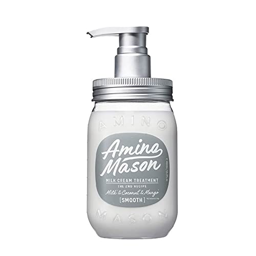 Amino Mason Moist Milk Cream Treatment For Unisex 450ml - WAFUU JAPAN