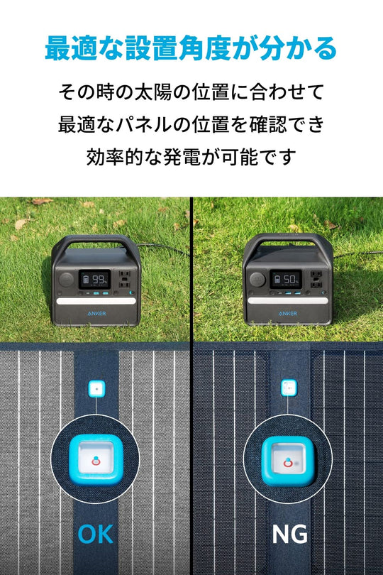 Anker 625 Solar Panel (100W) High-efficiency solar panel with foldable USB port - WAFUU JAPAN