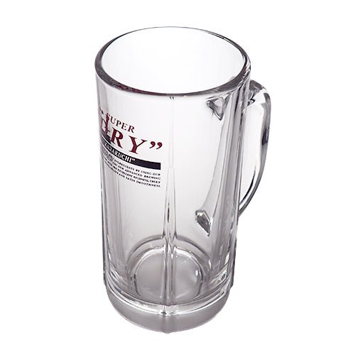 Asahi Super Dry Mug Large Glass 14.7oz 435ml - WAFUU JAPAN
