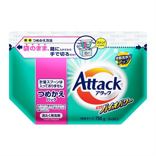 Attack Bio Power Laundry Detergent Refill 750gAdd to Conversation - WAFUU JAPAN