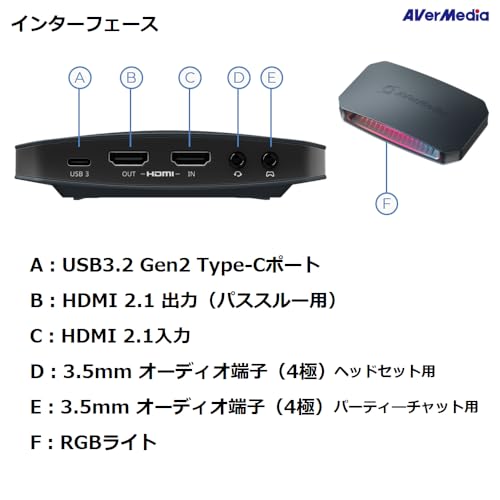 AVerMedia Live Gamer ULTRA 2 1 GC553G2 4K144fps HDR Capture Card USB - WAFUU JAPAN