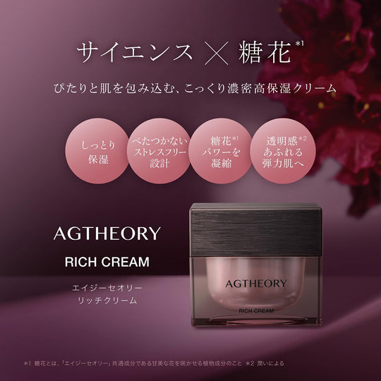 AXXZIA Age Theory Rich Anti - Aging Face Cream 30g - WAFUU JAPAN