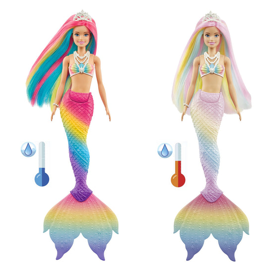 Barbie Rainbow Magic! Color - Changing Mermaid Doll GTF89 - WAFUU JAPAN