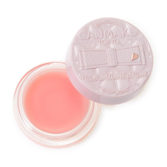 CANMAKE Mellow Dew Lip Mask 01 Clear Pink 4g — Hydrating Lip Primer with Spatula - WAFUU JAPAN