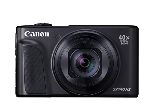 Canon PowerShot SX740 HS Black Compact Digital Camera Zoom Lens 40 - WAFUU JAPAN