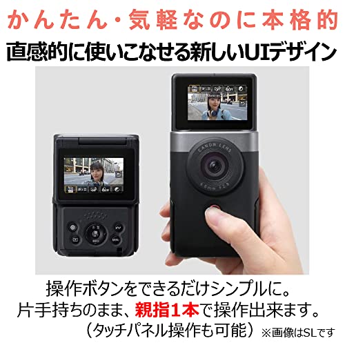 Canon Vlog Camera PowerShot V10 Black PSV10 - WAFUU JAPAN