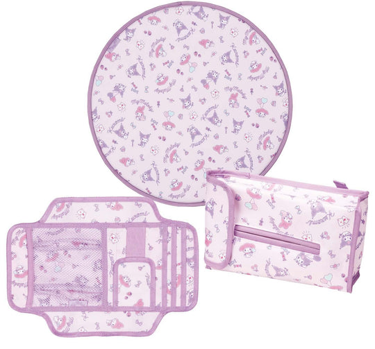 Car Tissue Box Cover - My Melody & Kuromi (Sanrio Grown - Up Cute) - WAFUU JAPAN