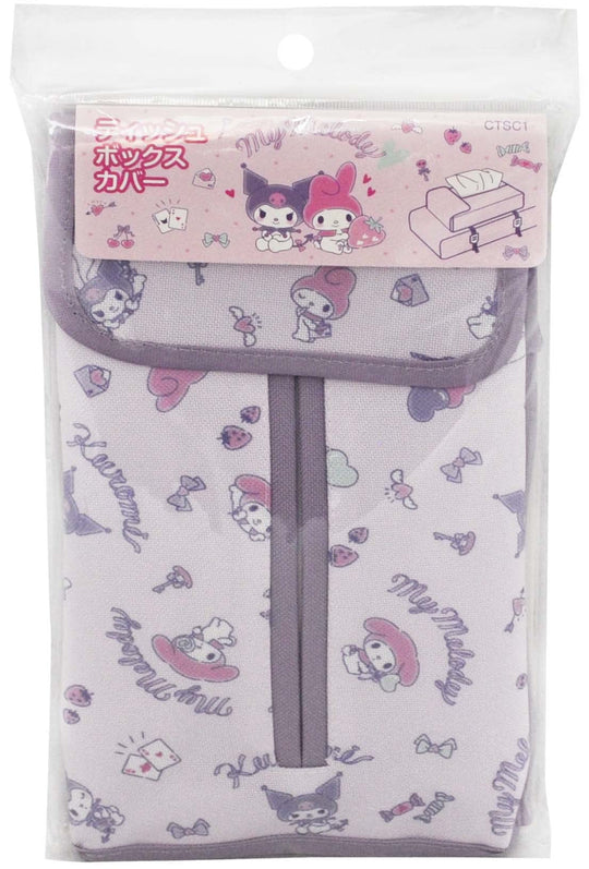Car Tissue Box Cover - My Melody & Kuromi (Sanrio Grown - Up Cute) - WAFUU JAPAN