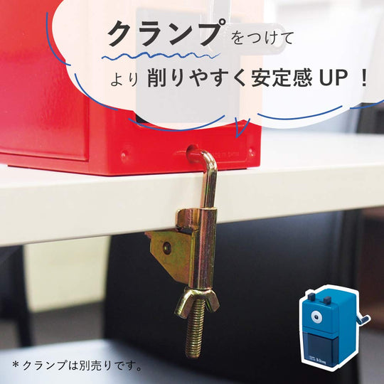 CARL Pencil Sharpener High Strong Model CS108 Red - WAFUU JAPAN