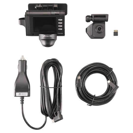 CARMATE ARF 360° Dash Cam — Front/Rear/Side Cameras with LCD (DC3600R) - WAFUU JAPAN