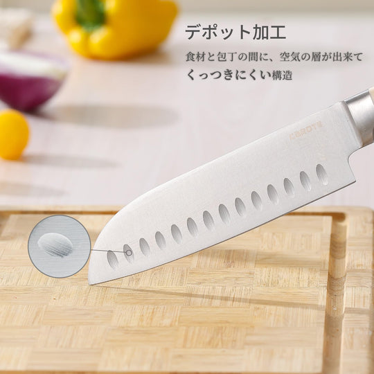 CAROTE Santoku knife 165mm stainless steel 165mm - WAFUU JAPAN
