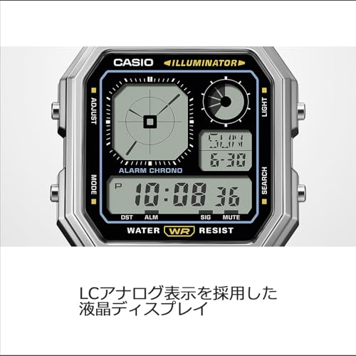 Casio Classic Men's Watch A130WE - 1AJF Silver Black - WAFUU JAPAN