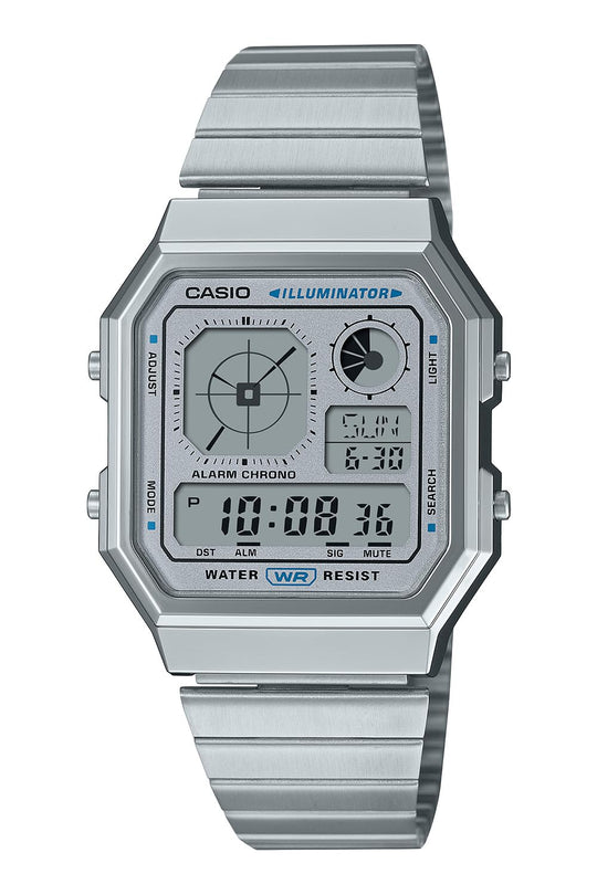 Casio Classic Men's Watch A130WE - 7AJF Silver - WAFUU JAPAN