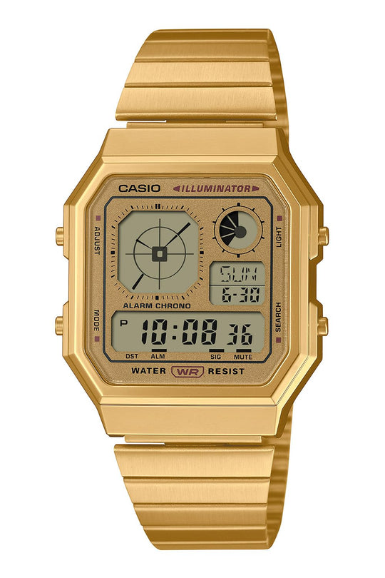 Casio Classic Men's Watch A130WEG - 9AJF Gold - WAFUU JAPAN