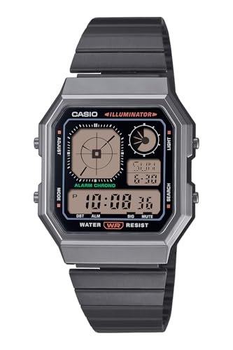 Casio Classic Men's Watch A130WEGG - 1AJF Gunmetal Color Authentic Japan Model - WAFUU JAPAN