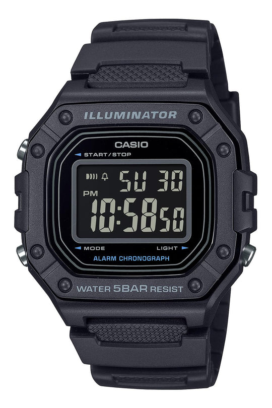 CASIO Collection Digital Watch W - 218H - 1BJF WEB Limited Black - WAFUU JAPAN