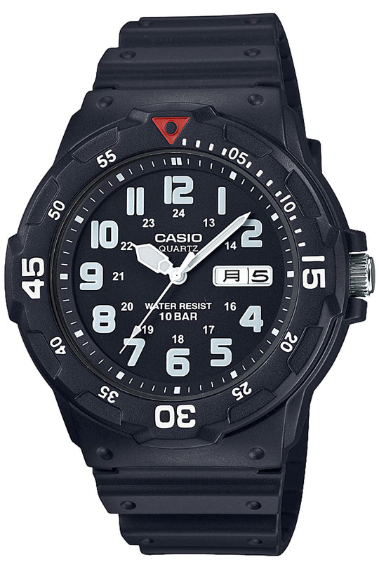 Casio Collection MRW - 200HJ - 1BJH Men's Black Analog Watch - WAFUU JAPAN