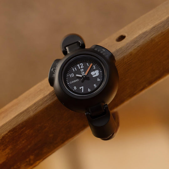 CASIO Collection SAN - 100H - 1BJR Unisex Black Watch (Japan Model) - WAFUU JAPAN