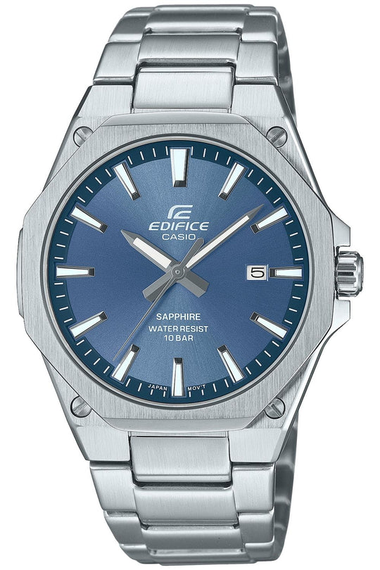 CASIO Edifice Men's Watch Sapphire Glass EFR - S108DJ - 2AJF Silver - WAFUU JAPAN