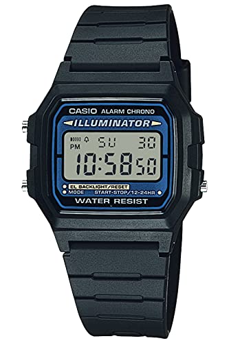 CASIO F - 105W - 1AWJH Collection Men's Black Digital Watch - WAFUU JAPAN