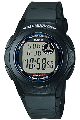 CASIO F - 200W - 1AJH Collection Men's Digital Watch Black - WAFUU JAPAN