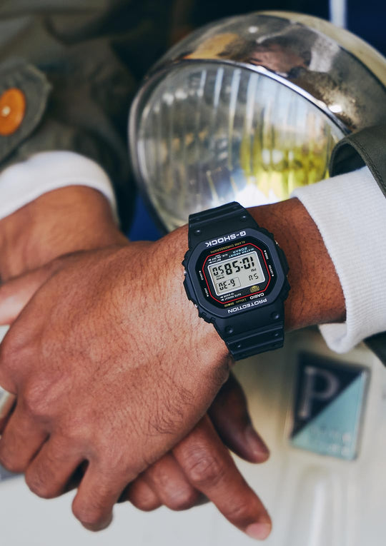 CASIO G - SHOCK DW - 5000R - 1AJF Reissue Biomass Plastic Men's Watch Black - WAFUU JAPAN