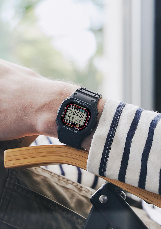 CASIO G - SHOCK DW - 5600RL - 1JF Iconic Styles Men's Watch Black - WAFUU JAPAN