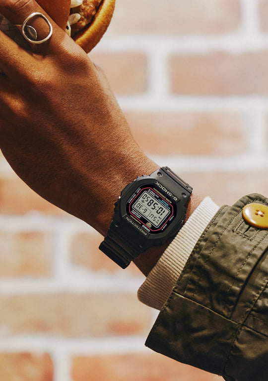 CASIO G - SHOCK DW - 5600RL - 1JF Iconic Styles Men's Watch Black - WAFUU JAPAN