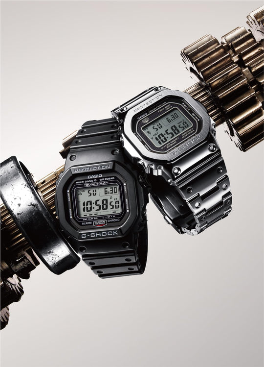 CASIO G - Shock Full - Metal Bluetooth Radio Solar Men's Watch Silver GMW - B5000D - 1JF - WAFUU JAPAN