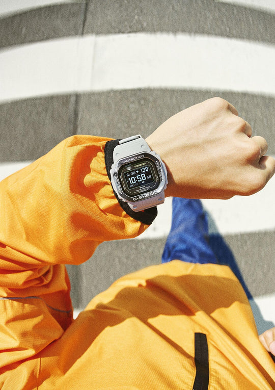 Casio G - Shock G - Squad Heart Rate Bluetooth Watch DW - H5600MB - 8A9JR Gray - WAFUU JAPAN