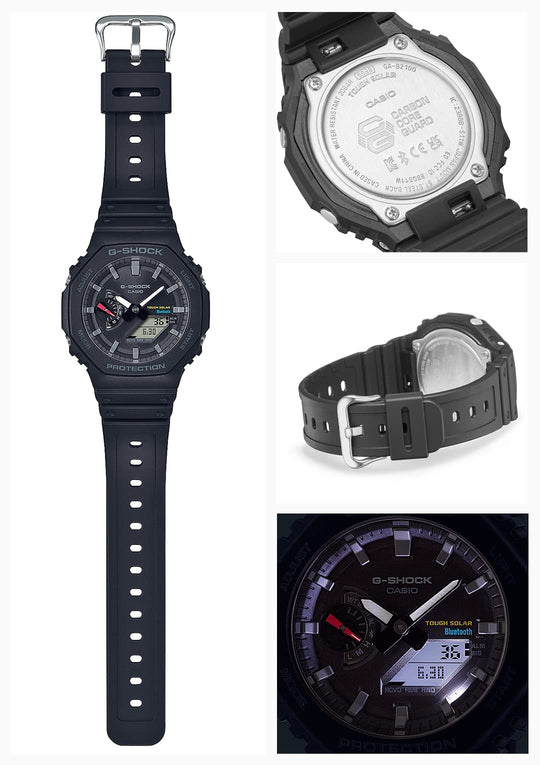 CASIO G - Shock GA - B2100 - 1AJF Solar Bluetooth Men's Black (Japan model) - WAFUU JAPAN