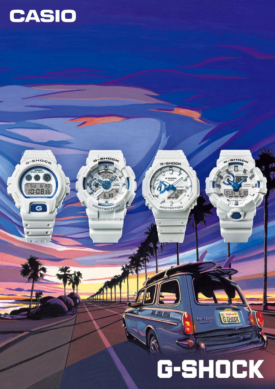 CASIO G - Shock Hidden Glow GA - 110HDS - 7AJF Men's Watch White - WAFUU JAPAN