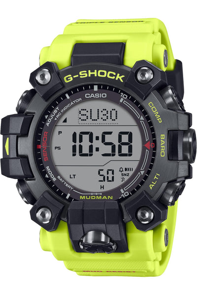 Casio G-Shock Mudman Solar Radio GW-9500MRY-1A9 Gele Heren Horloge