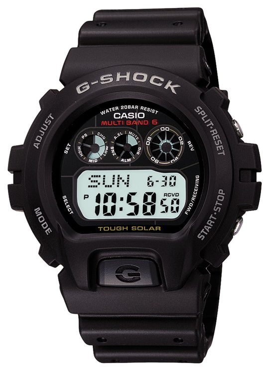 Casio G - Shock Solar Radio - Controlled Men's Watch GW - 6900 - 1JF Black Made in Japan - WAFUU JAPAN