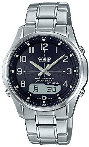 Casio Linear Series Radio Solar Watch LCW - M100DE - 1A3JF Silver Men's - WAFUU JAPAN