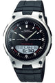 Casio Reloj AW-80-1AJH Hombre Resistente al Agua Negro