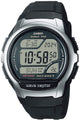CASIO 电波男士腕表 Wave Ceptor 多局电波对时 5 ATM 防水 背光照明 日本版 WV-58R-1AJF 黑色