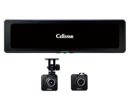 Cellstar CS - 2000SM 10 2in Digital Inner - Mirror Dash Cam Front/Rear FullHD 32GB - WAFUU JAPAN