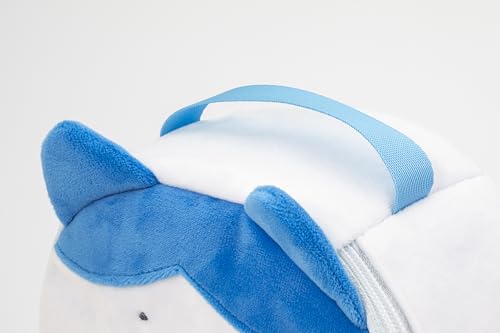 Chiikawa Fluffy Vanity Pouch Hachiwara Soft Makeup Bag Compact Storage - WAFUU JAPAN