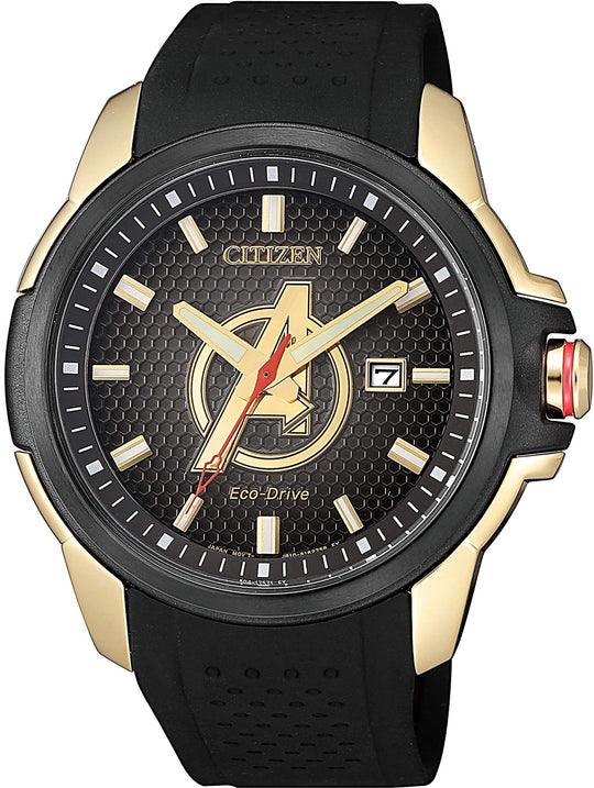 Citizen Avengers AW1155 - 03W Black Men's Watch - WAFUU JAPAN
