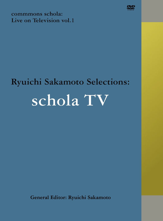 commmons schola: Live on Television vol 1 Ryuichi Sakamoto Selections: schola TV DVD - WAFUU JAPAN