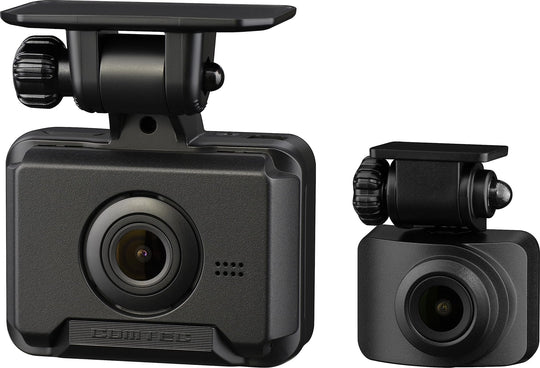 COMTEC ZDR018 Dual Dashcam 2MP FullHD GPS 32GB Parking/Approach Alert 3yr - WAFUU JAPAN